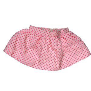 kate spade neon pink polka dot girls baby 6M skirt the rules